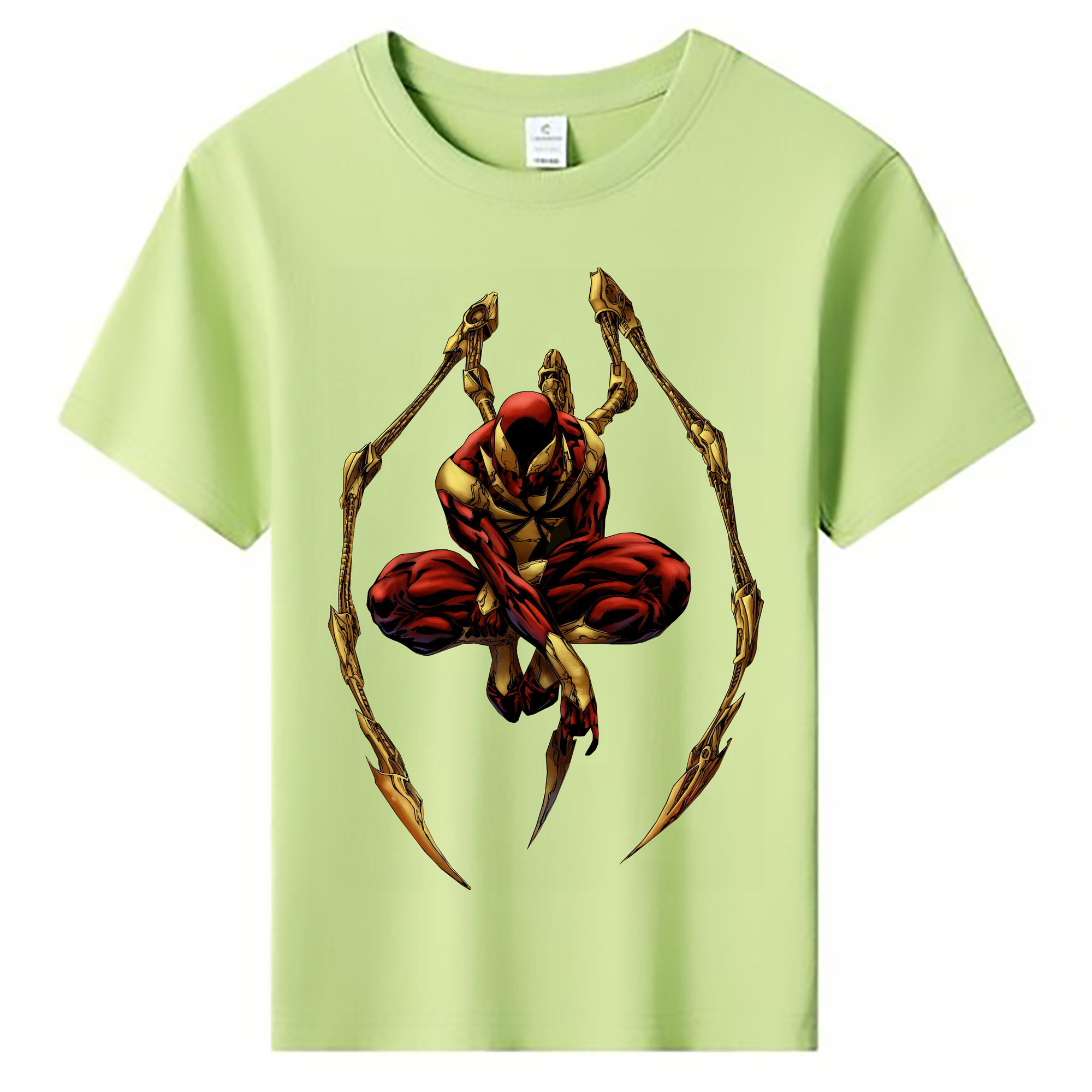 （画像用） Spider Man スパイダーマン 綿100％キッズTシャツ（フロントプリント）